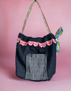 Club Jean Tote Bucket Bag