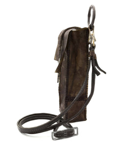 horse leather phone pouch