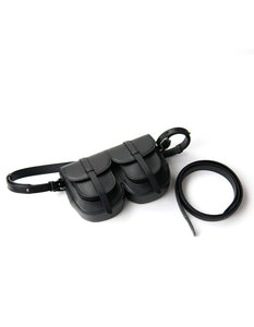 Double Mini Eraser Beltpack/Shoulder Bag
