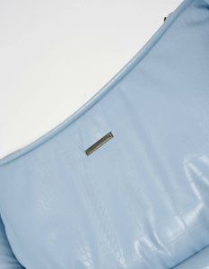 Blue hoop bag