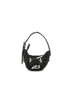 BABY SASHA KEYRING BAG - GLOSSY BLACK