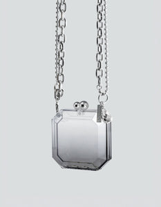 Gem Bag with Metal Chain
