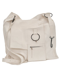 Oversized Albino Culatta Leather Shoulder Bag