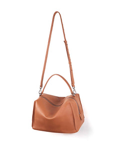 Valley Cube Shoulder Bag-Caramel