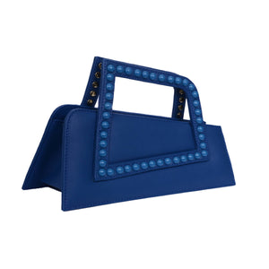 ASYMMETRICAL TOP HANDLE BAG