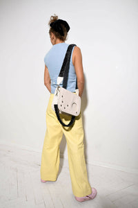Handbag “Ficus” – creamy