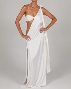 Anthia Maxi Dress in Ivory Ready to Ship