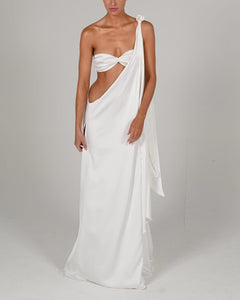 Anthia Maxi Dress in Ivory Ready to Ship