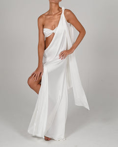 Anthia Maxi Dress in Ivory Ready to Ship