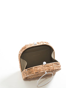 Sun Kissed Wicker Bag Short