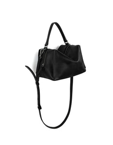 Mini Valley Cube Shoulder Bag-Black