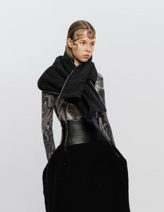Quilted Transformative Bag/Cape/Scarf