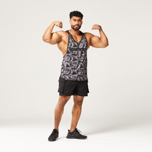 Code Camo Tank - Black Print