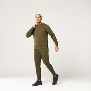 Code Crew Sweatshirt - Mid Khaki