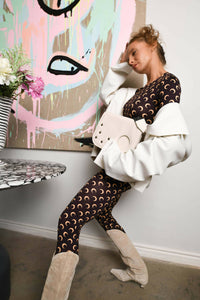 Handbag “Ficus” – creamy