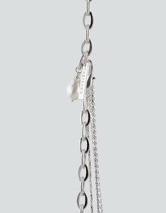 Gem Bag with Pearl Chain