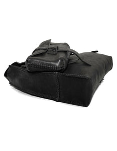 black culatta leather handbag