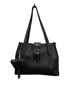 black culatta leather handbag