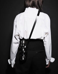 Urban Leather Bottle Holder Bag