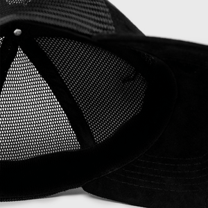 Wolf Trucker Cap - Black