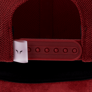 Wolf Trucker Cap - Red